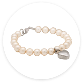 LovingPet - Heart Charm Pearl Urn Bracelet